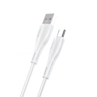 Кабель синхронизации Usams USB Type-C быстрая зарядка для HUAWEI и OPPO 1m 5A белый (US-SJ376-WT)