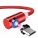 Магнитный кабель для зарядки Topk microUSB 2m 2.4A 360° красный (TK51U2-VER2-RD)