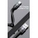 Кабель синхронизации Usams USB Type-C 1m 3A нейлоновый черный (US-SJ313-BL)