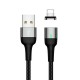 Магнитный кабель синхронизации Usams iPhone 1m 2.1A серый (US-SJ326-GR)