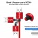 Магнитный кабель для зарядки Topk microUSB 1m 2.4A 360° красный (TK30U-VER2-RD)