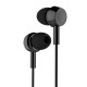 Наушники Usams In-Ear Stereo проводные 3,5 мм черные (EP-12-BL)