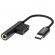 Переходник для наушников Topk USB Type C - 3.5 мм черный (TKL10-BL)