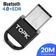 Bluetooth-адаптер Topk Bluetooth 4.0 c EDR черный (TKL06-BL)