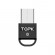Bluetooth-адаптер Topk Bluetooth 4.0 c EDR черный (TKL06-BL)
