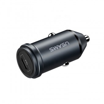 Автомобильное зарядное устройство Usams Type-C/PD 18W 3A Grey (US-CC095-GR)