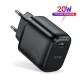 Сетевое зарядное устройство Topk Qualcomm Quick Charge 3.0 20W USB Type-C/PD White (TKB110P-BL)