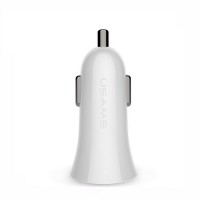 Автомобильное зарядное устройство Usams 2.1A USB White (US-CC036-WT)