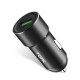 Автомобильное зарядное устройство Topk Quick Charge 3.0 18W USB Black (TK102Q-BL)