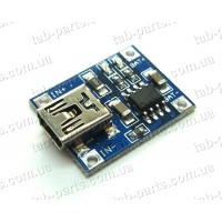 Контроллер заряда Li-Ion аккумулятора 5v 1A mini USB