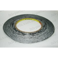 Двосторонній скотч 3M, чорний, 5 мм, 50 метрів