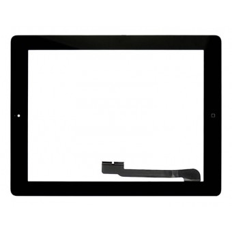 Apple iPad 3, iPad 4 черный с кнопкой Home емкостной тачскрин (сенсор)