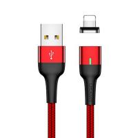 Магнитный кабель синхронизации Usams iPhone 1m 2.1A красный (US-SJ326-RD)