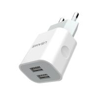 Сетевое зарядное устройство Usams 5V 2.4A 2xUSB White (US-CC023-WT)