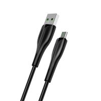 Кабель синхронизации Usams MicroUSB быстрая зарядка для OPPO 1m 4A 7pin черный (US-SJ375-BL)