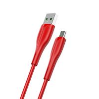 Кабель синхронизации Usams MicroUSB быстрая зарядка для OPPO 1m 4A 7pin красный (US-SJ375-RD)
