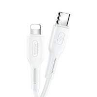 Кабель синхронизации Usams PD USB Type-C для Apple iPhone 30W 2A 1.2m белый (US-SJ406-WT)