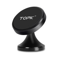 Автодержатель для телефона магнитный TOPK 360 черный (TKD04-BL)
