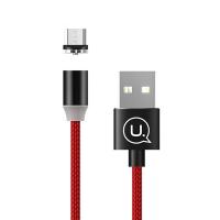 Магнитный кабель для зарядки Usams microUSB 1m 2.1A 360° красный (US-SJ294-RD)