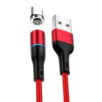Магнитный кабель синхронизации Usams USB Type-C 1m 3A 360° красный (US-SJ353-RD)