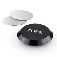 Автодержатель для телефона магнитный TOPK черный (TKD21-BL)